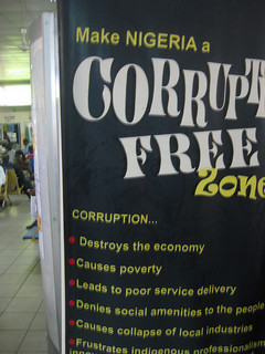 Anti-corruption Poster from Nigeria